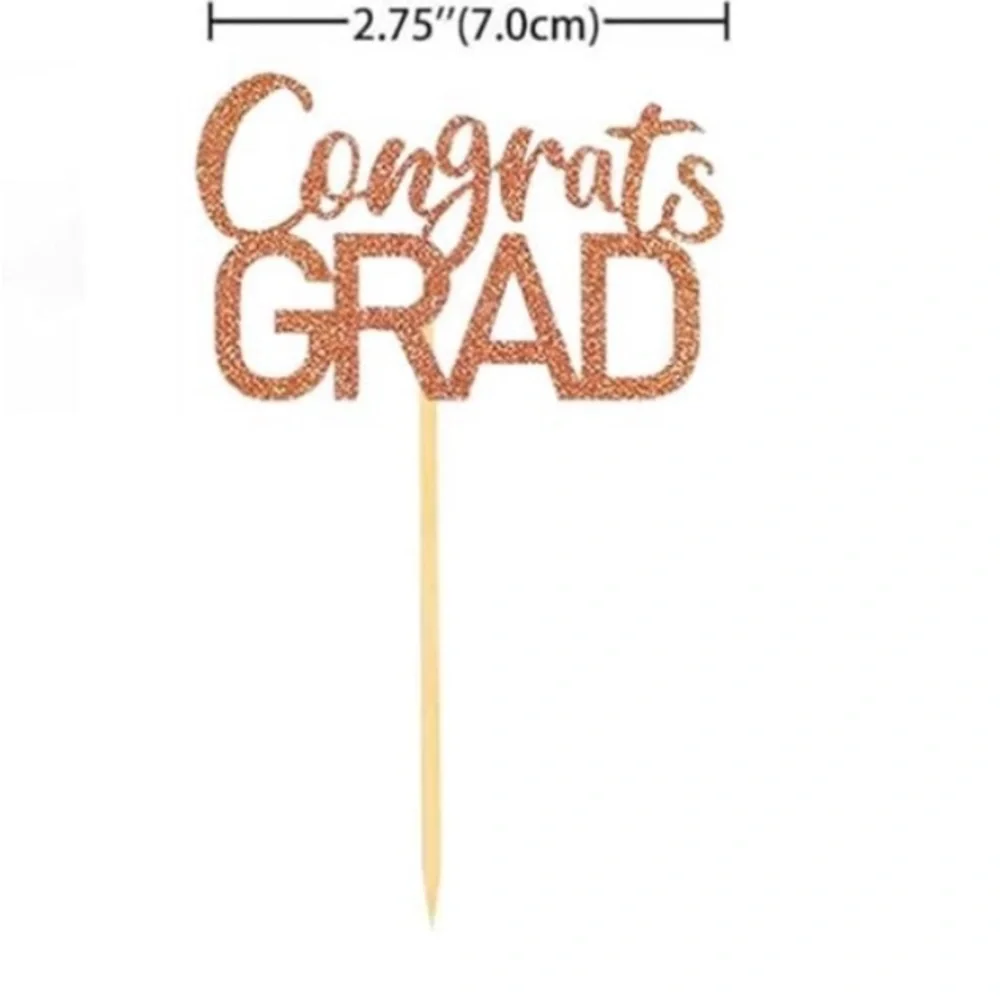 32 Pieces 2024 Diplomas Cap Cupcake Picks Cupcake Toppers Brand NEW